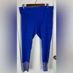 Blue Women's Active Leggings